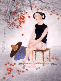 魏东 红叶少女