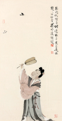 徐乐乐 扑蝶图